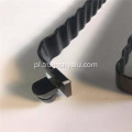 Czarna powłoka aluminiowa rura chłodząca zestaw akumulatorów